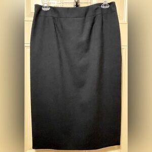 Pendleton Wool A Line Skirt in Black Size 12 Vintage